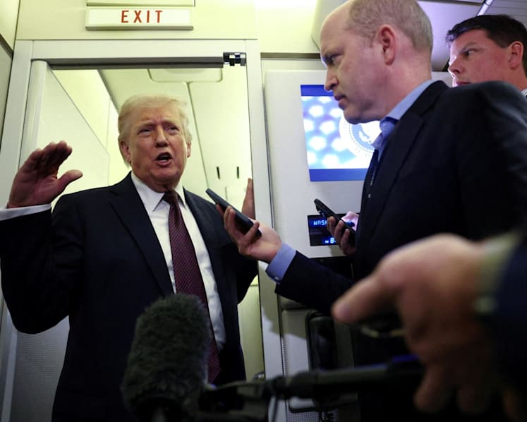 Trump says 'we're talking' to Iran but it's not 'ready' for deal to end war