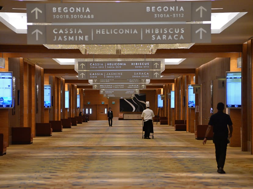 The Sands Expo and Convention Centre. Mr Keith Tan, Singapore Tourism Board's chief executive officer, said he was confident that Singapore would lead the way in reimagining safe and high-quality business events.