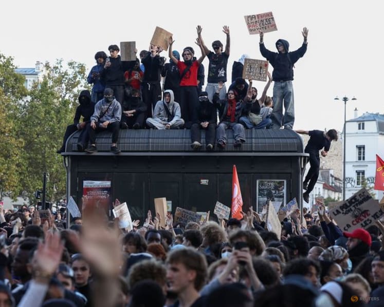 France pledges more teachers after school students vow no let-up