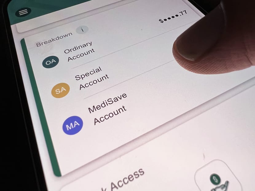 A view of a page from the CPF Mobile application. A view of a page from the CPF Mobile application.