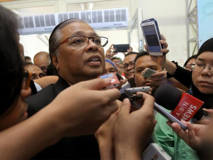Agriculture and Agro-based Industry Minister Ismail Sabri Yaakob speaks to reporters at the Kelab Tasik Putrajaya at Putrajaya on February 4. Photo: Malay Mail Online