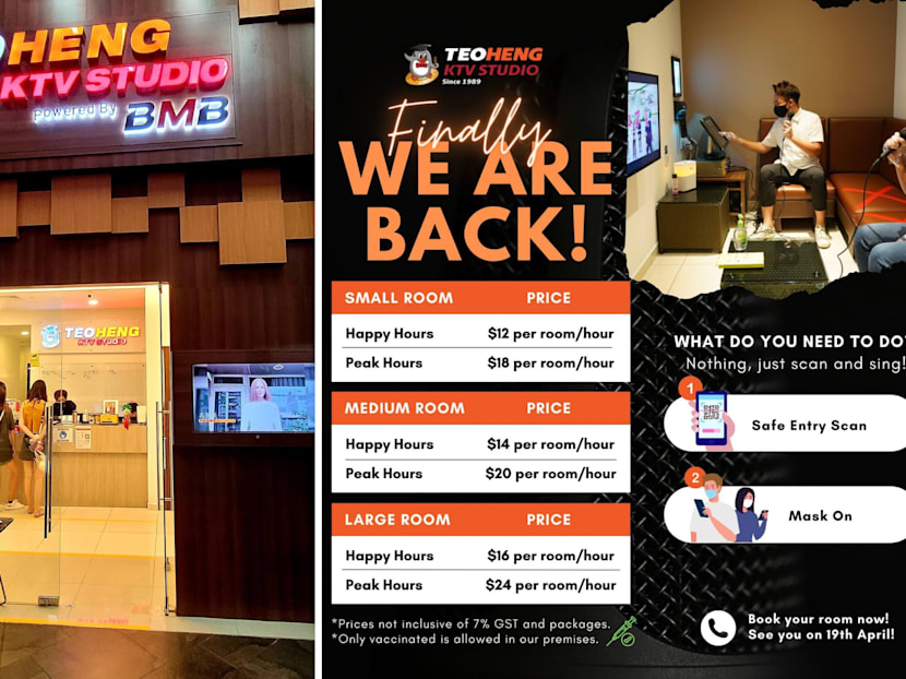 Teo Heng Reopening Selected Outlets For Karaoke From Apr 19