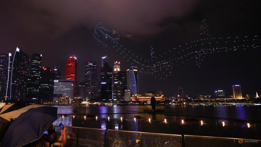 Marina Bay Sands cancels final dragon drone show due to mechanical issues Marina Bay Sands cancels final dragon drone show due to mechanical issues