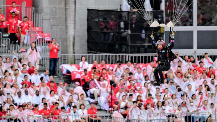 NDP 2025: Red Lions, naval divers to parachute into Padang, Marina Bay in SG60 tribute NDP 2025: Red Lions, naval divers to parachute into Padang, Marina Bay in SG60 tribute