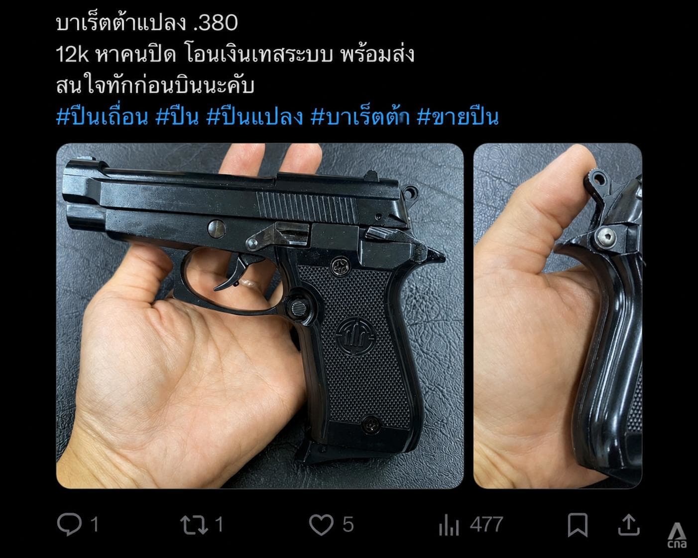 Penembakan maut lagi: Thailand kesulitan kendalikan jutaan senjata api yang beredar