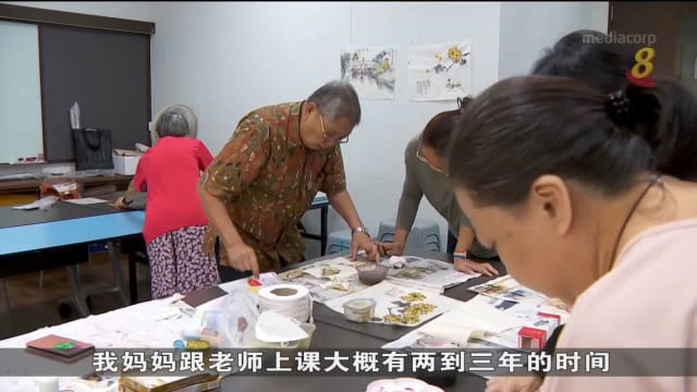 口试练习：80岁指画家努力传承技术