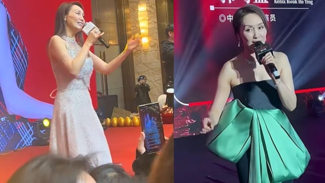 “百亿千金”郭可盈登台献唱，被抓包假唱？