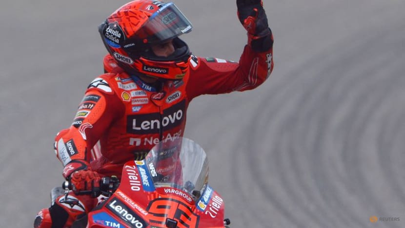 Marc Marquez reigns supreme to win German GP as only 10 riders finish