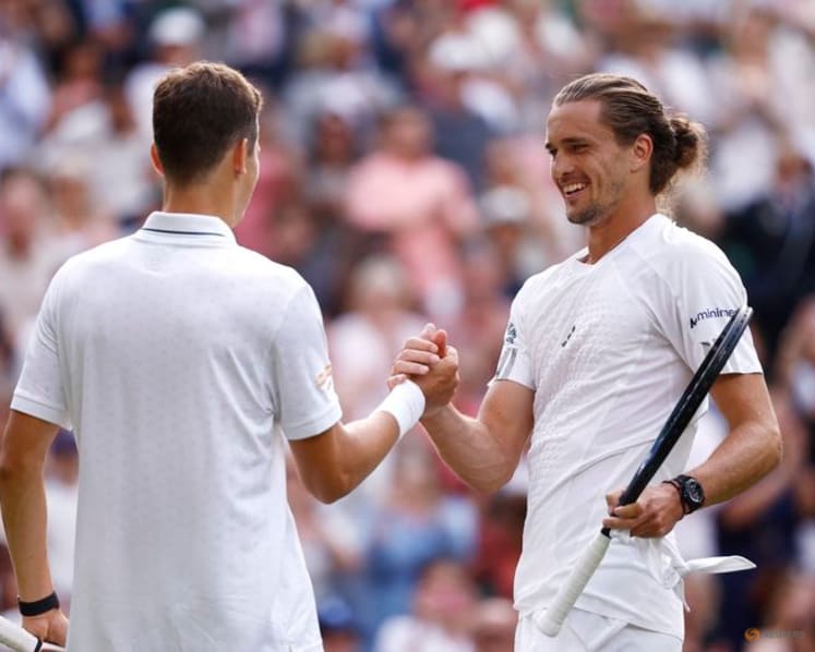 Zverev fends off Blockx barrage to avoid first-round loss