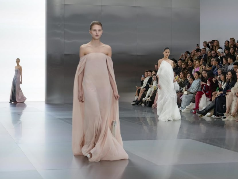 Fendi caps couture with futurism-tinged ode to Lagerfeld at Paris Fashion Week