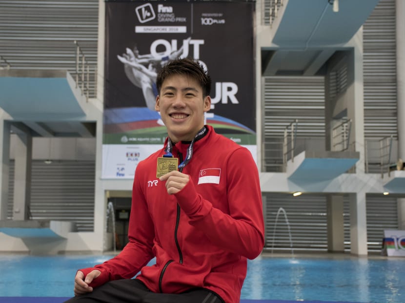 Singapore diver Jonathan Chan.