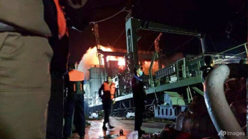 Iran's largest warship catches fire, sinks in Gulf of Oman