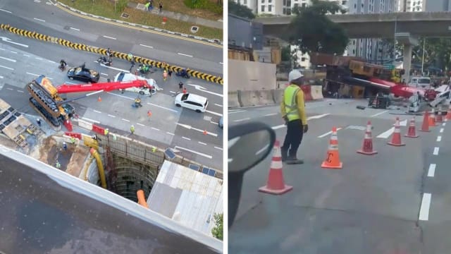 盛港起重机压扁货车 起重机操作员被捕