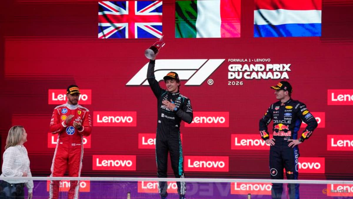 Antonelli takes fourth win in a row after Russell retires in Canada - CNA