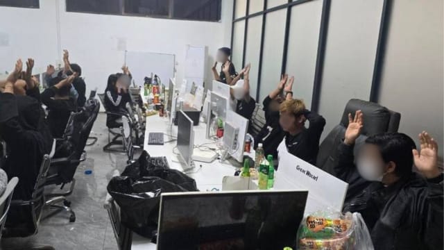 柬埔寨捣毁网络诈骗窝点 149人落网包括114名外籍人士