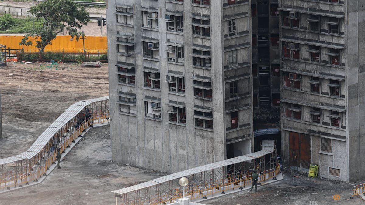 Residents Return to Ravaged Homes Months After Hong Kong Fire