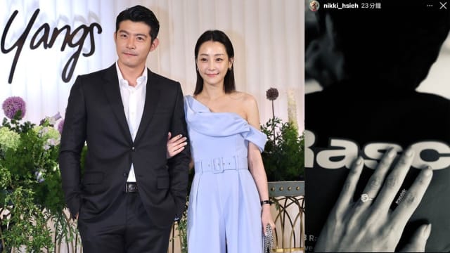 2024年才爆分手王柏杰，谢欣颖晒左手钻戒照，疑似求婚成功！