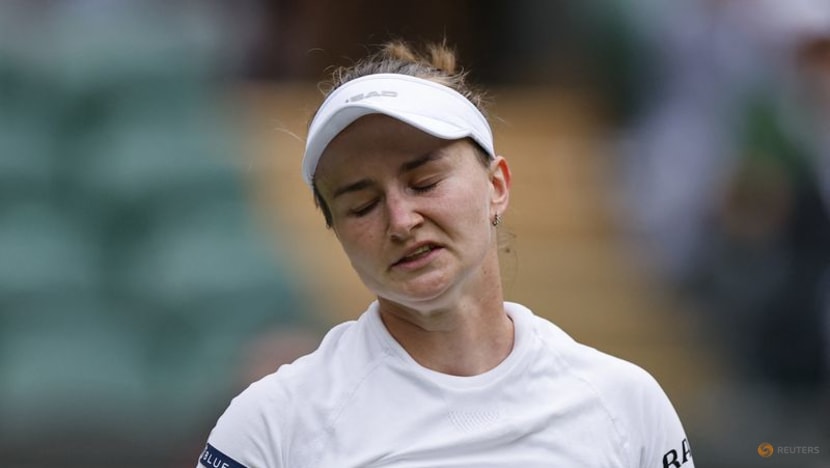 Krejcikova's reign over as ailing champion is beaten by Navarro Krejcikova's reign over as ailing champion is beaten by Navarro
