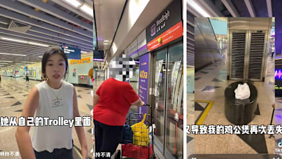 Woman Gets $60 Worth Of Takeaway Food Stolen At Supermarket; Chases Down Alleged Culprit To MRT Station