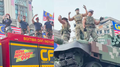 Flexing Firefighters & Soldiers Steal The Show At Malaysia’s Merdaka Parade