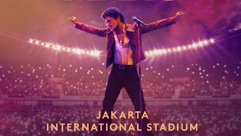 Dari 'Jakarta, aku di sini' hingga 'Aku kangen kamu sayang', Bruno Mars pamer berbahasa Indonesia saat konser