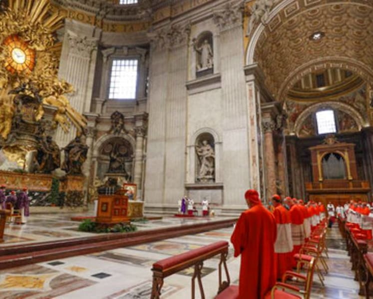 Pope Francis, with new cardinals, warns Catholic Church against mediocrity