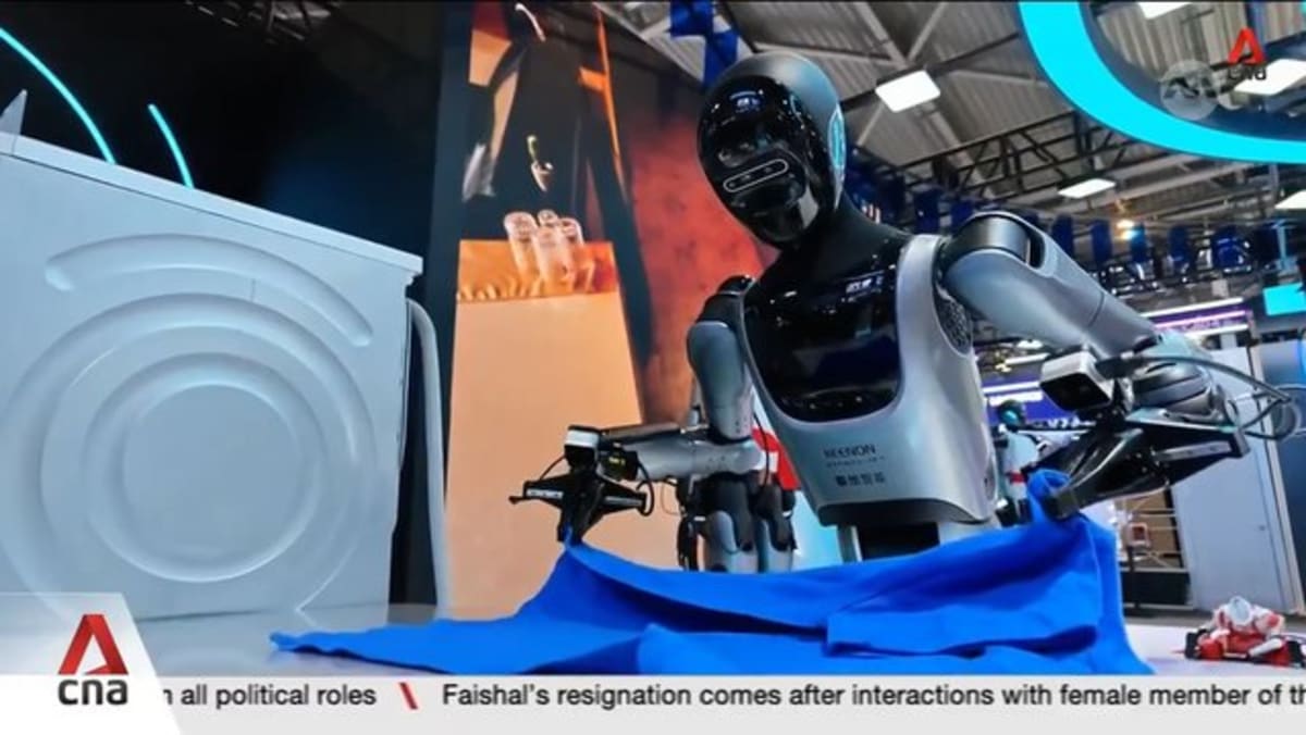 From laundry to retail: Humanoid robots shine at China's World AI Conference