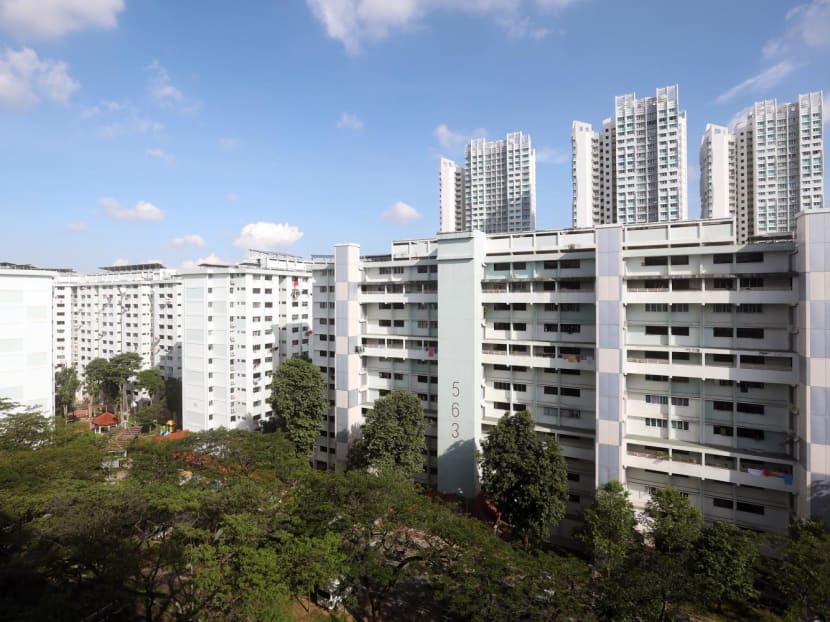 <p>Blocks 562, 563, 564 and 565 along Ang Mo Kio Avenue 3 (pictured) have been chosen for the Housing and Development Board's Selective En bloc Redevelopment scheme.</p>
<p>Blocks 562, 563, 564 and 565 along Ang Mo Kio Avenue 3 (pictured) have been chosen for the Housing and Development Board's Selective En bloc Redevelopment scheme.</p>