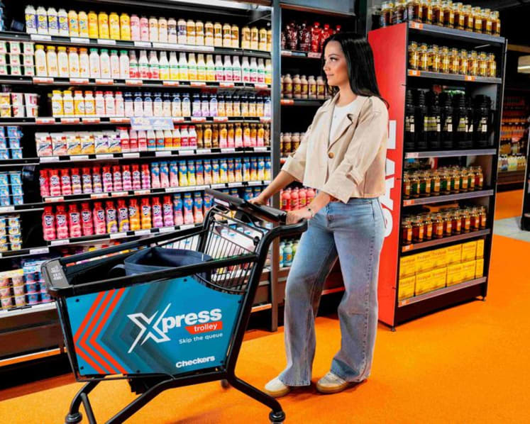 Shoprite's Checkers trials high-tech shopping trolleys in South Africa  