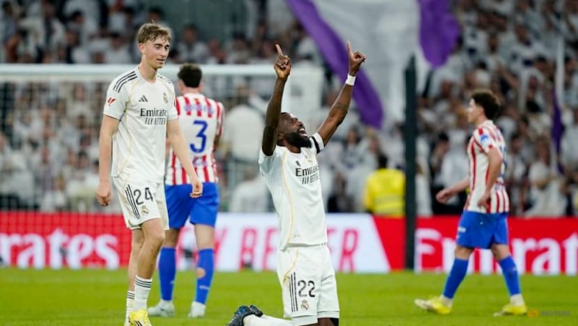 Vinicius strikes twice as Real Madrid edge Atletico 3-2 in pulsating derby