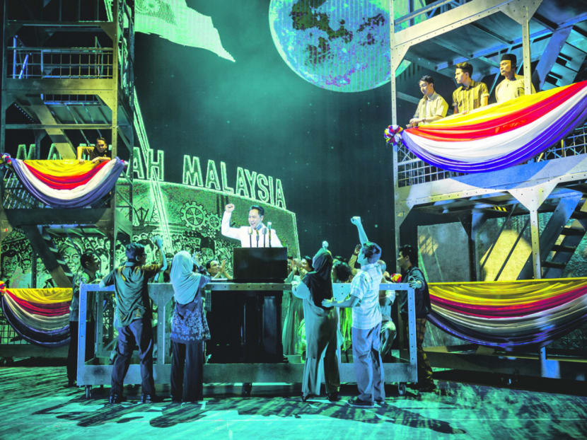 Singapura rings hollow despite impressive staging. Photo: Singapura: The Musical.