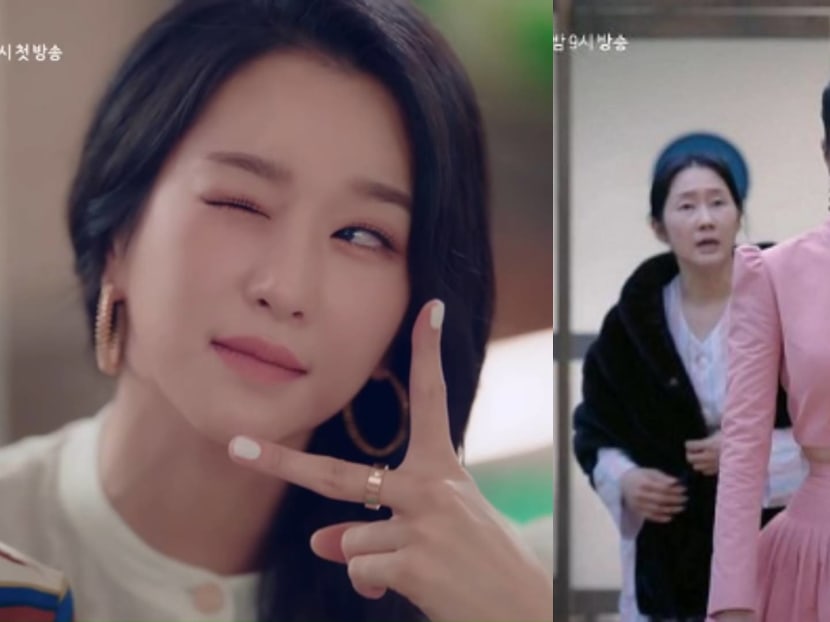 She has what K-netizens call an  ant waist .