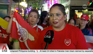 Arsenal fans in Singapore gather to celebrate first league title since 2004