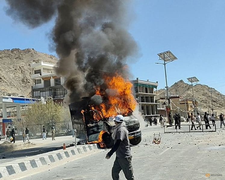 Indian authorities impose security restrictions in remote Ladakh after deadly clashes