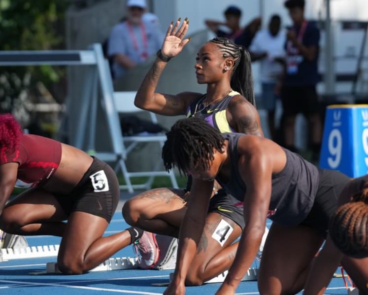 Athletic-Lyles, Richardson ease through opening 100m heats at US championships