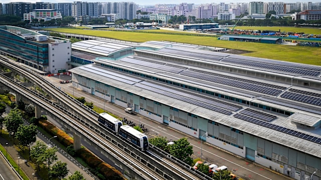 盛港地铁车厂启用太阳能光伏系统 支持日常运营