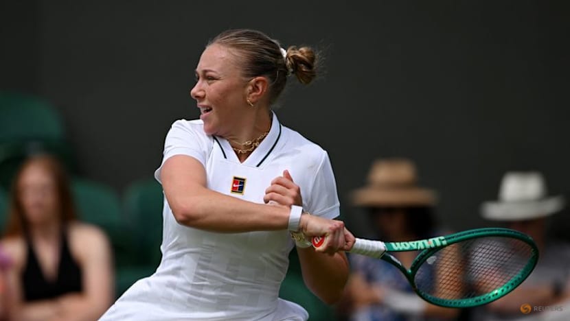 Anisimova brushes aside Gjorcheska for winning return to Wimbledon