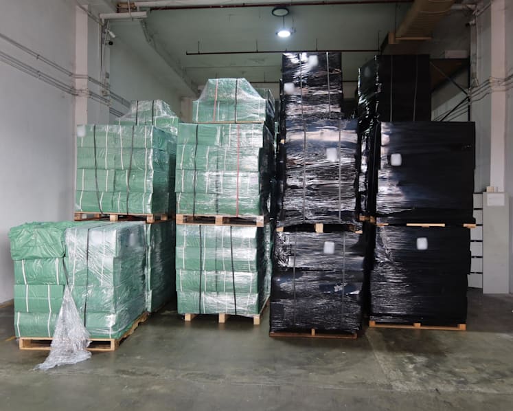 More than 81,000 cartons of counterfeit cigarettes seized at Changi Free Trade Zone More than 81,000 cartons of counterfeit cigarettes seized at Changi Free Trade Zone