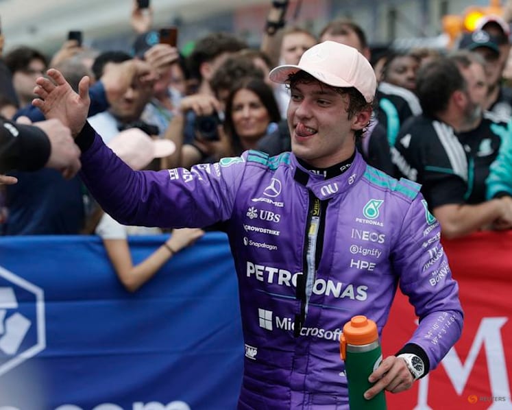 Antonelli takes third win a row for Mercedes to stretch F1 lead in Miami