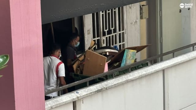 蔡厝港湾致命火患 死者为79岁老妇