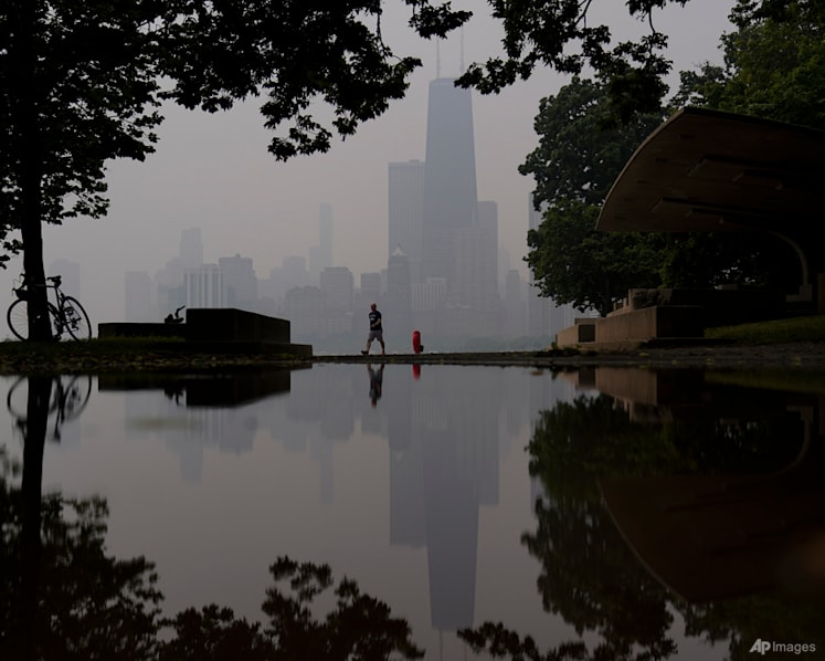 Canadian wildfires are causing unhealthy air quality again in Chicago and other parts of the US