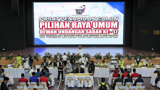 沙巴历来最激烈州选！596人抢73席 土律现14角战