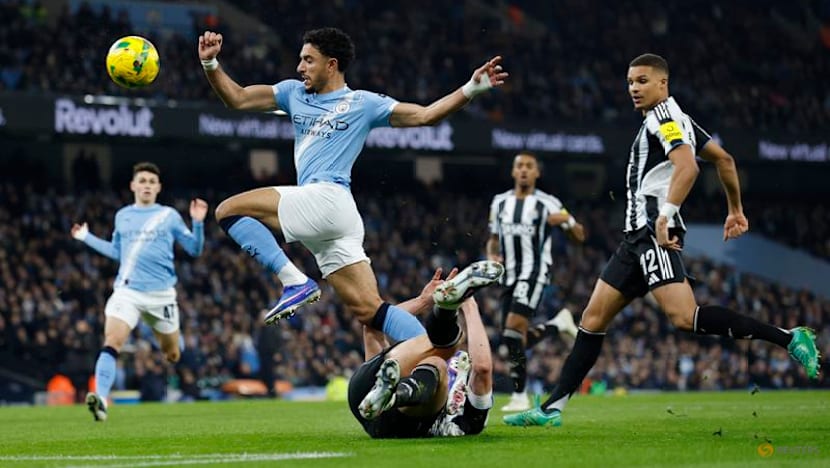 Ruthless Man City thump Newcastle to reach League Cup final