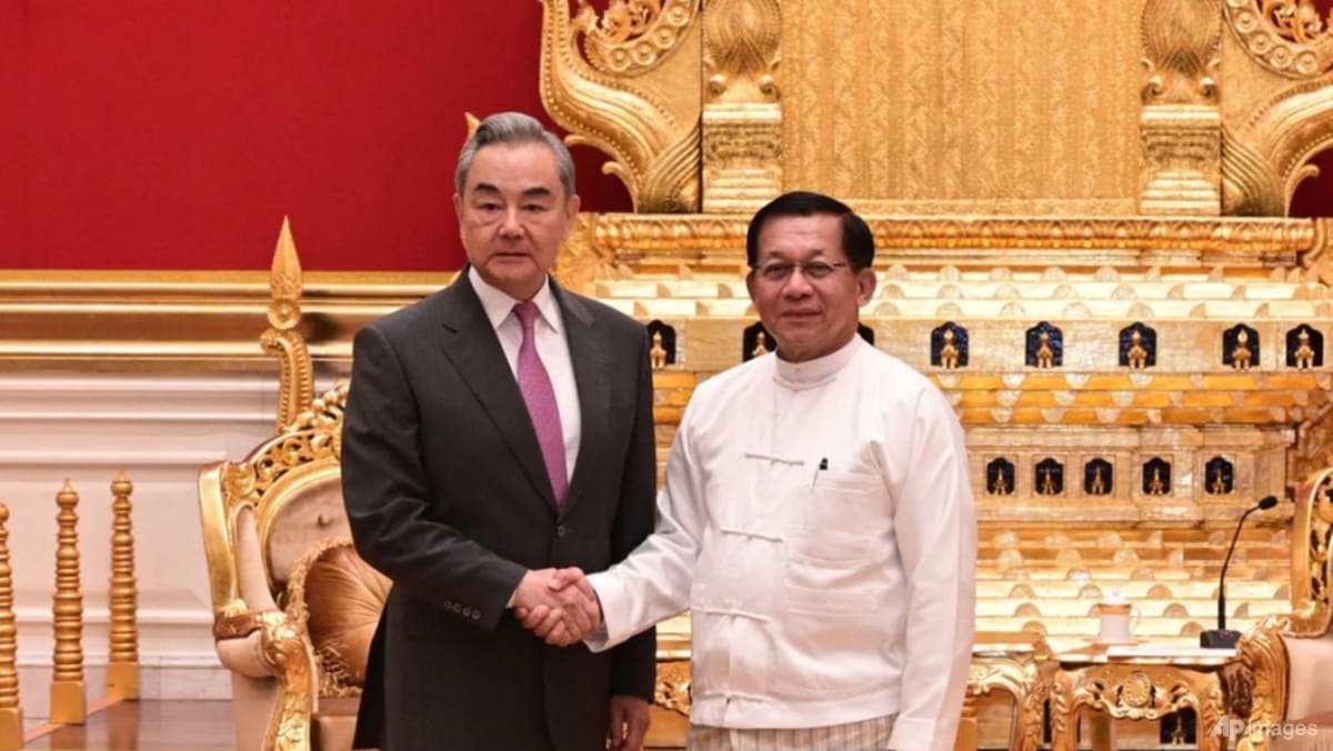 China’s Foreign Minister Wang Yi tells Myanmar leader Beijing will back its security, sovereignty