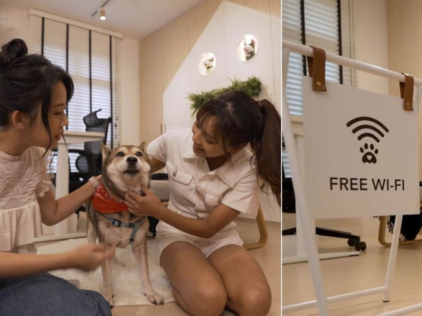 A 4-Room Flat With A Pet Café Theme? This Quirky Home Even Has A ‘Free Wi-Fi’ Sign, But That’s Not Its Most Outstanding Feature A 4-Room Flat With A Pet Café Theme? This Quirky Home Even Has A ‘Free Wi-Fi’ Sign, But That’s Not Its Most Outstanding Feature