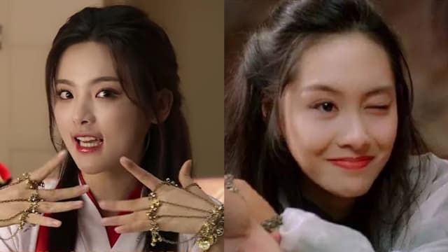 杨超越扮演“紫霞仙子”　被嘲“输朱茵整条街”