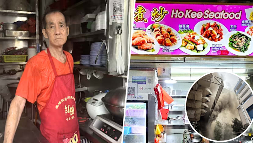 Hong Lim Fire Shuts Zi Char Stall Indefinitely, Leaving 80-Year-Old Hawker Unable To Eat Or Sleep Well