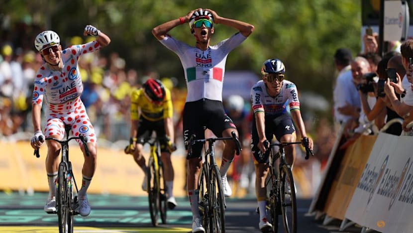 Del Toro wins Tour de France stage two as Pogacar closes in on Vingegaard