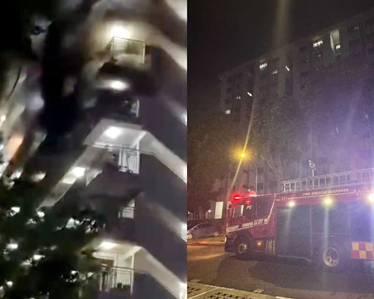100 residents evacuated in Bedok North flat fire
