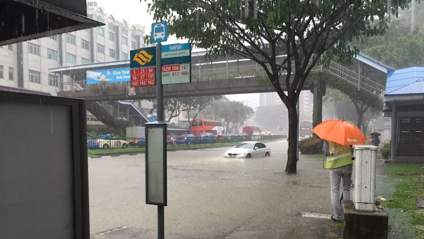 Flash floods hit parts of S’pore for second day in a row